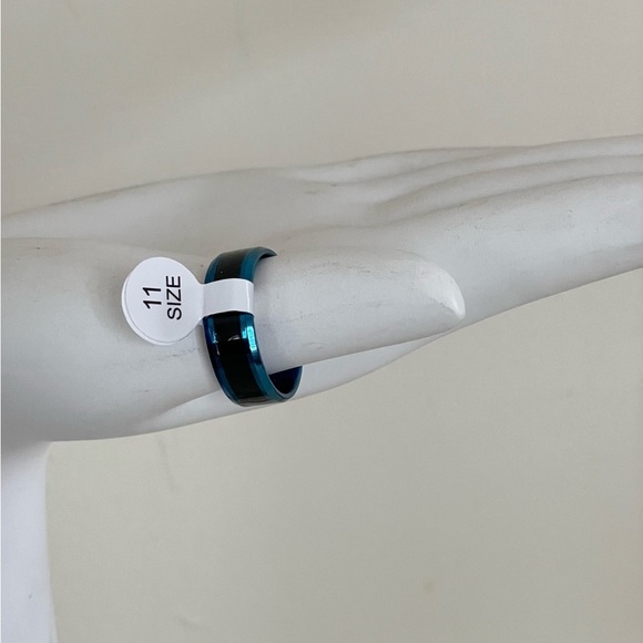 Men’s Celsius Body Temperature Blue and Black Ring Size 11 - Picture 11 of 15